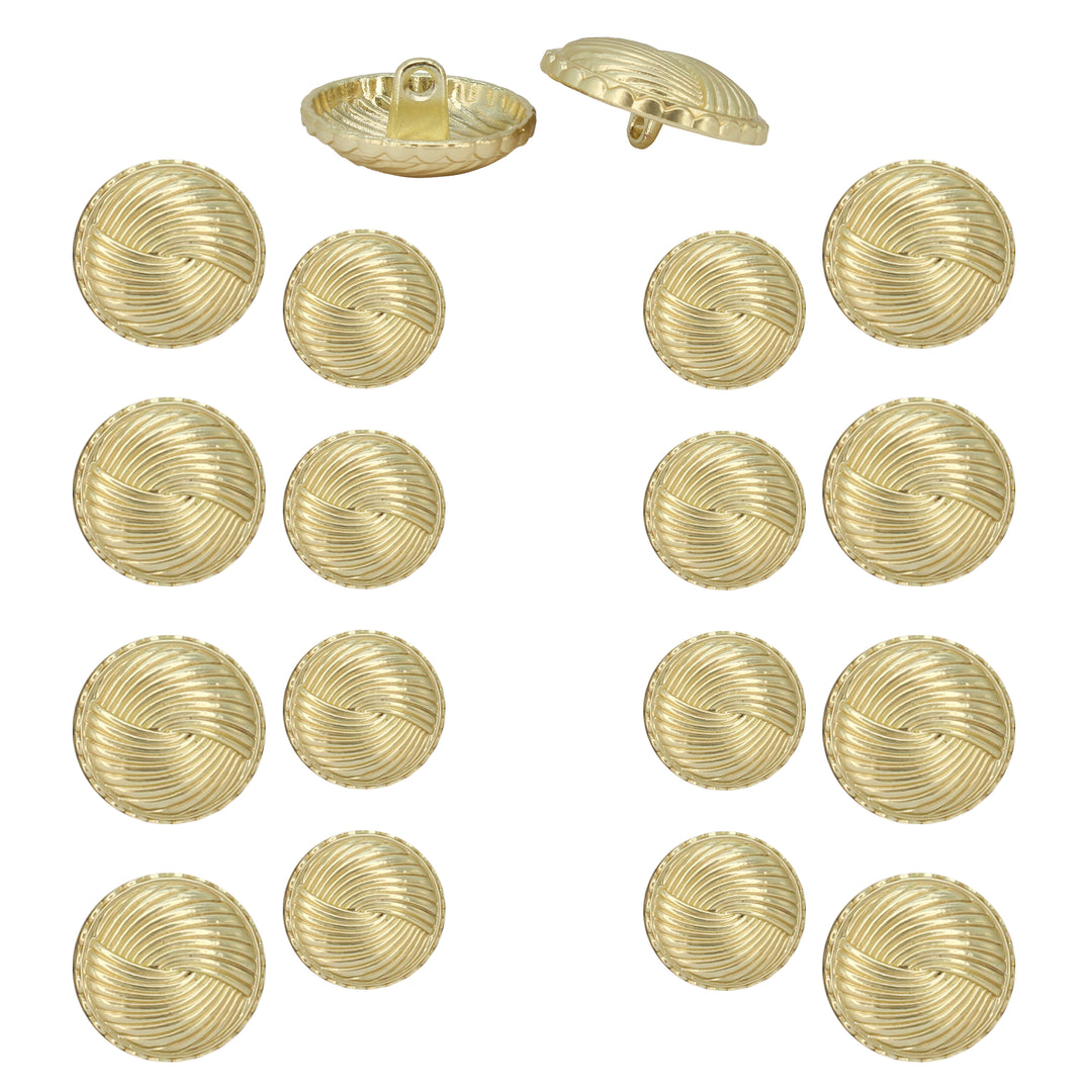 Swirled Gold Buttons