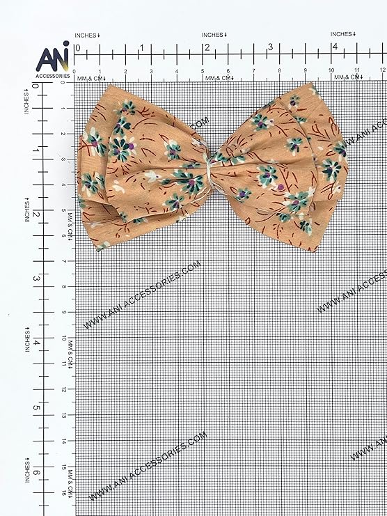 Peachy Keen Bow Sew Patch