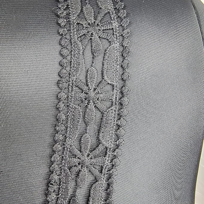 Combo Floral Embroidery Necklines