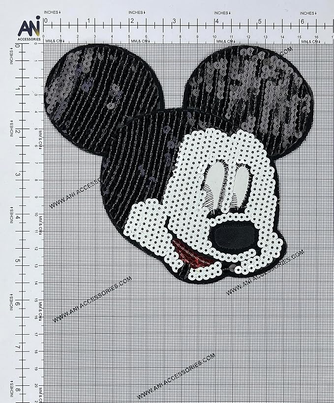 Mickey Mouse Sequins Patch