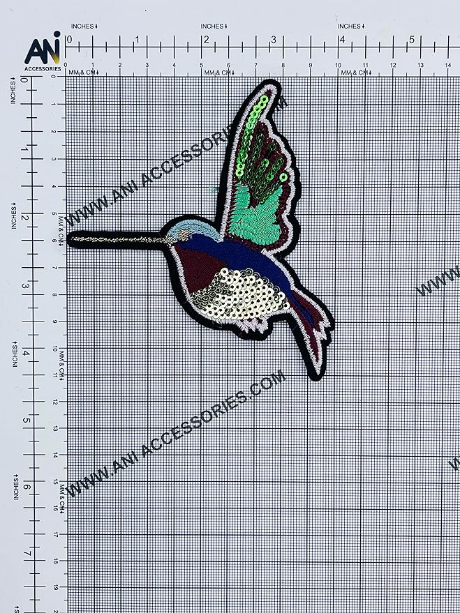 Sequins Humming Bird Patch