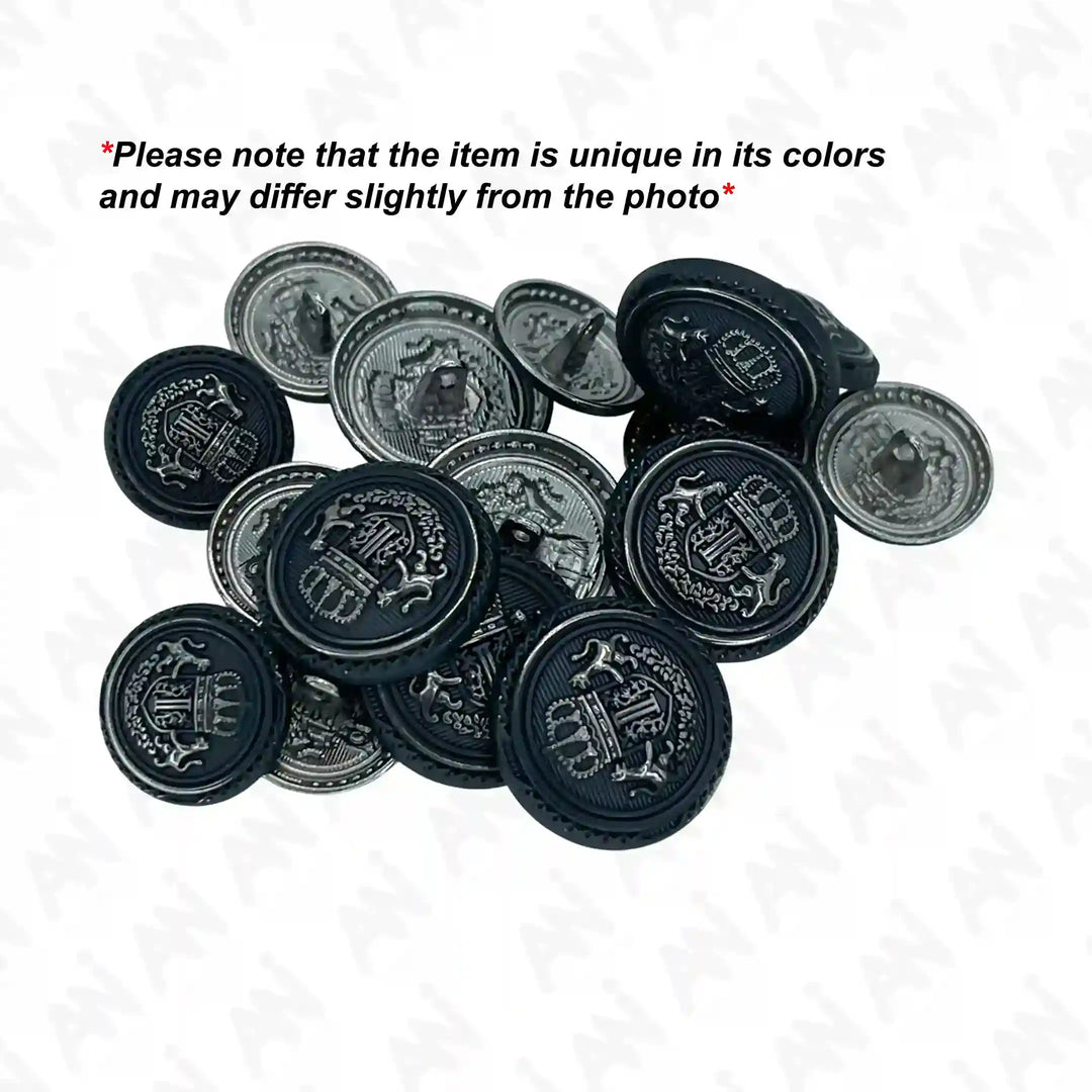 Elegant Anchor Style Metal Buttons
