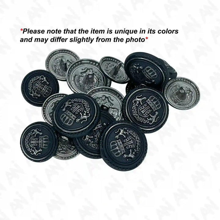 Elegant Anchor Style Metal Buttons