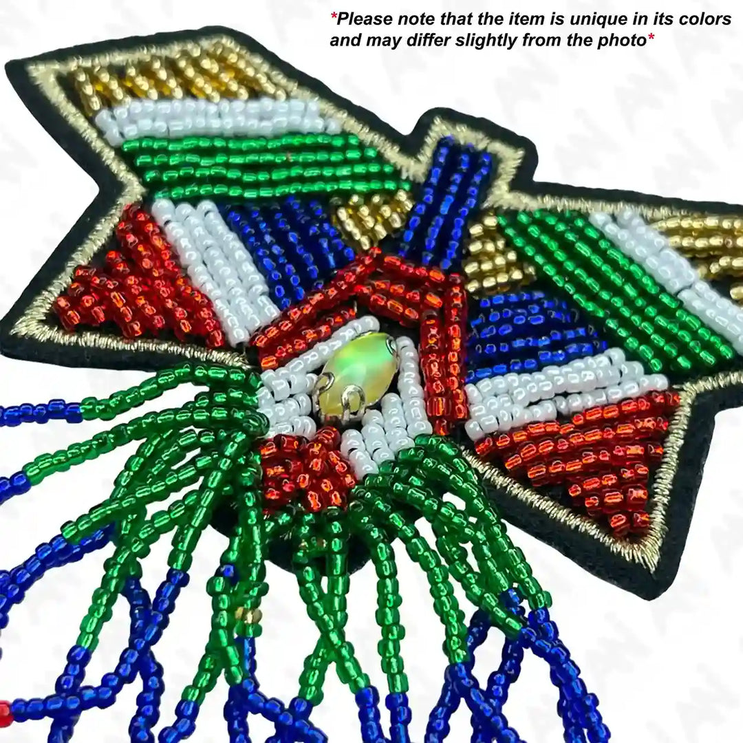 Beaded Butterfly Patch