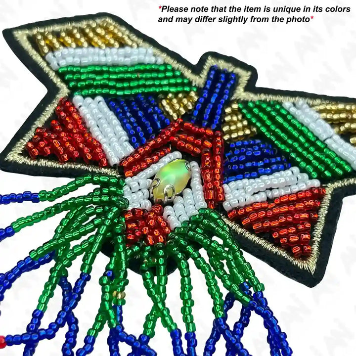 Beaded Butterfly Patch