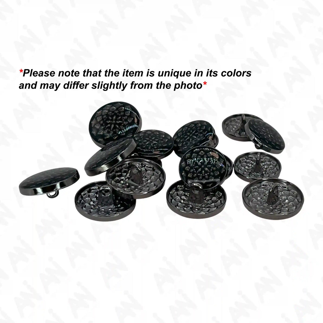 Embossed Inspire Metal Button