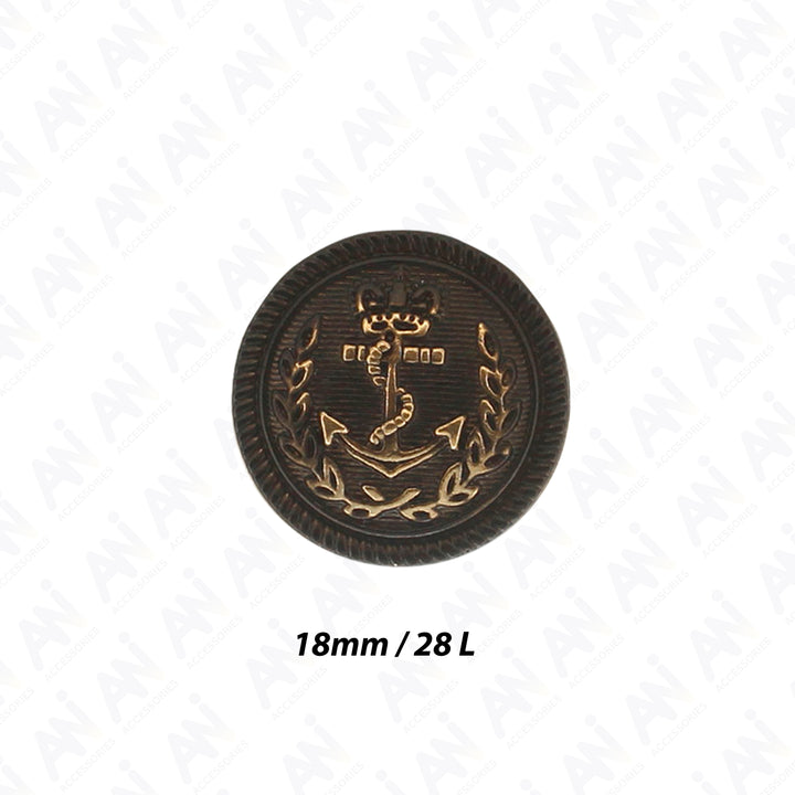 Anchor Style Metal Buttons