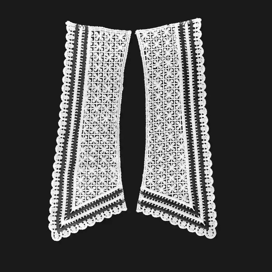 Lace Applique Detachable Collar for Adult & Kids