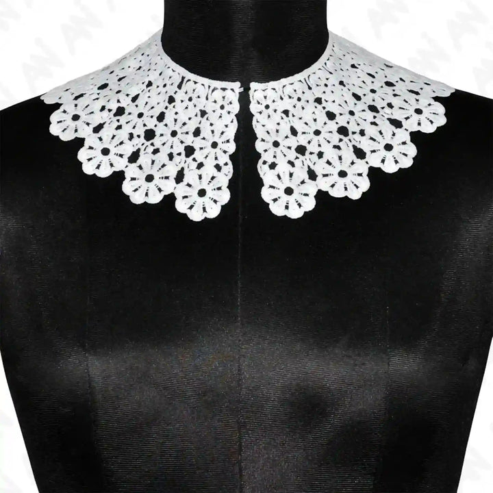 Flowing Floral Lace Neck Collar Big & Small | Small for Kids