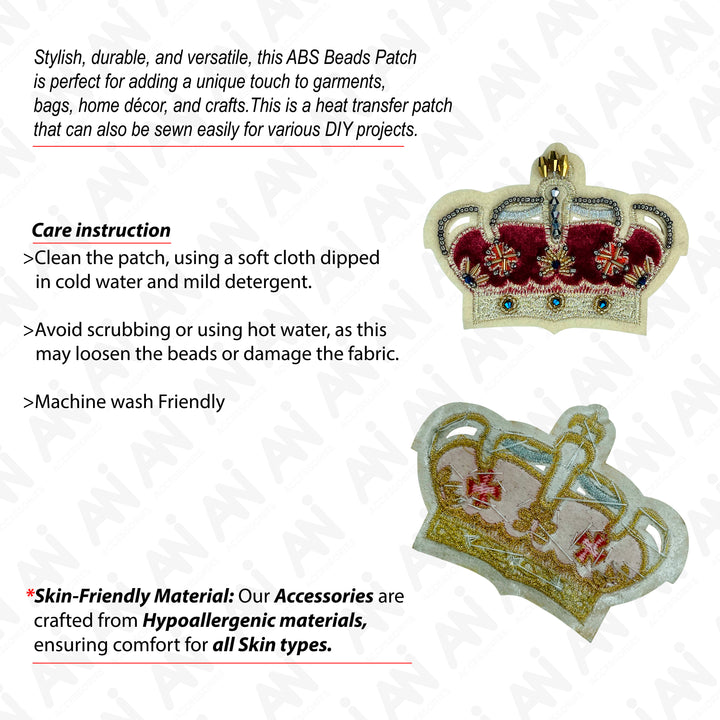 Crown Style Bead Patch