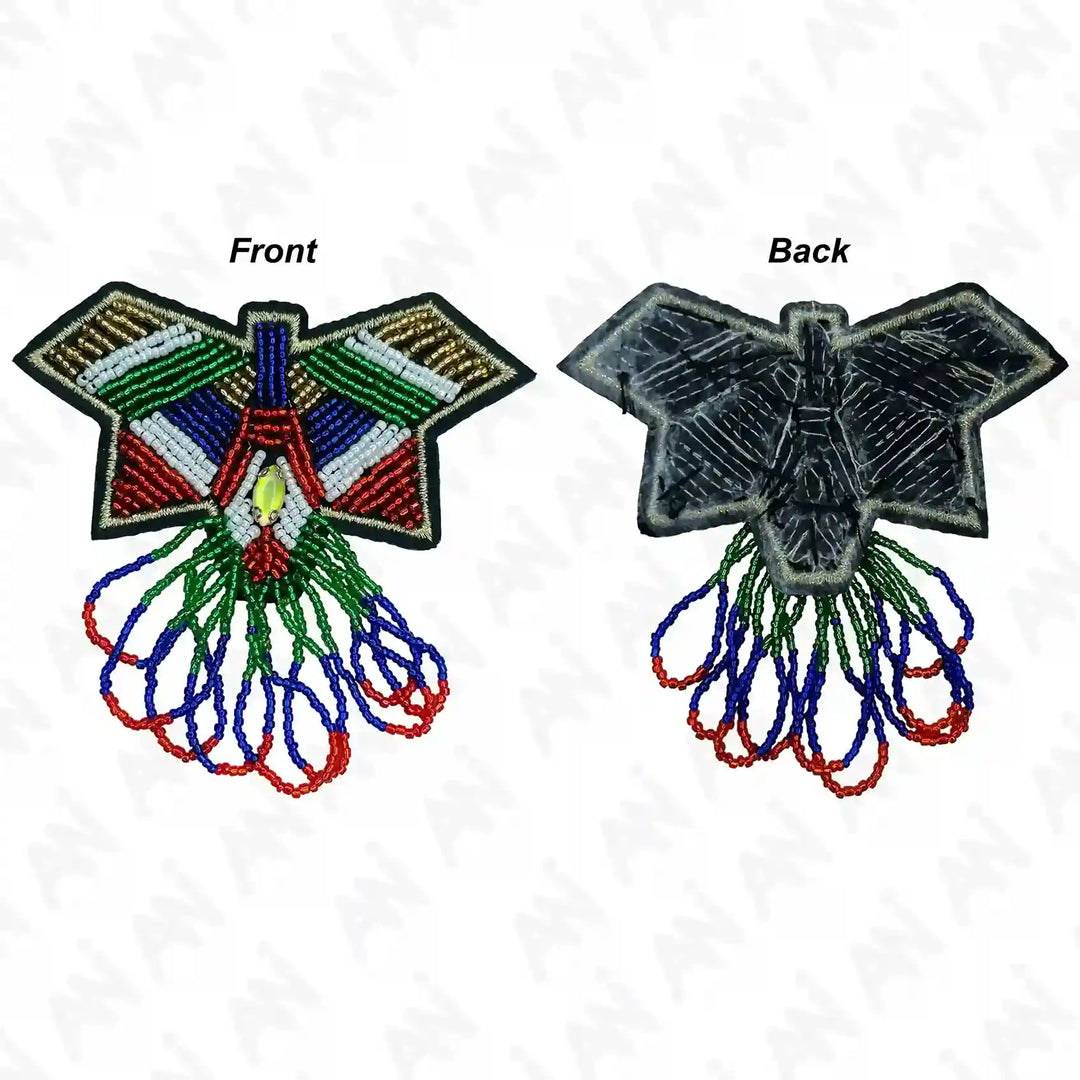Beaded Butterfly Patch