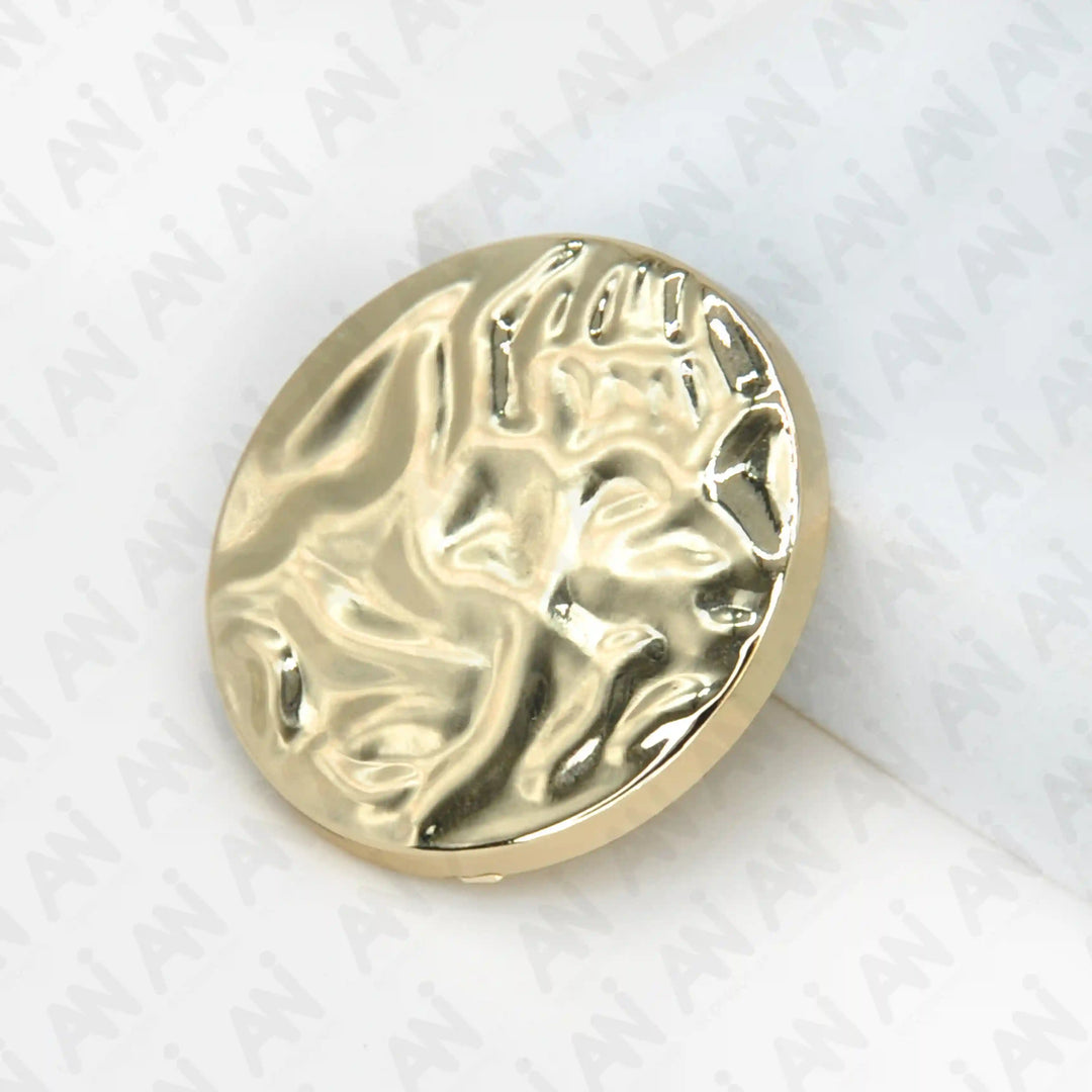 Hammered Metal Buttons | 38mm(60L)