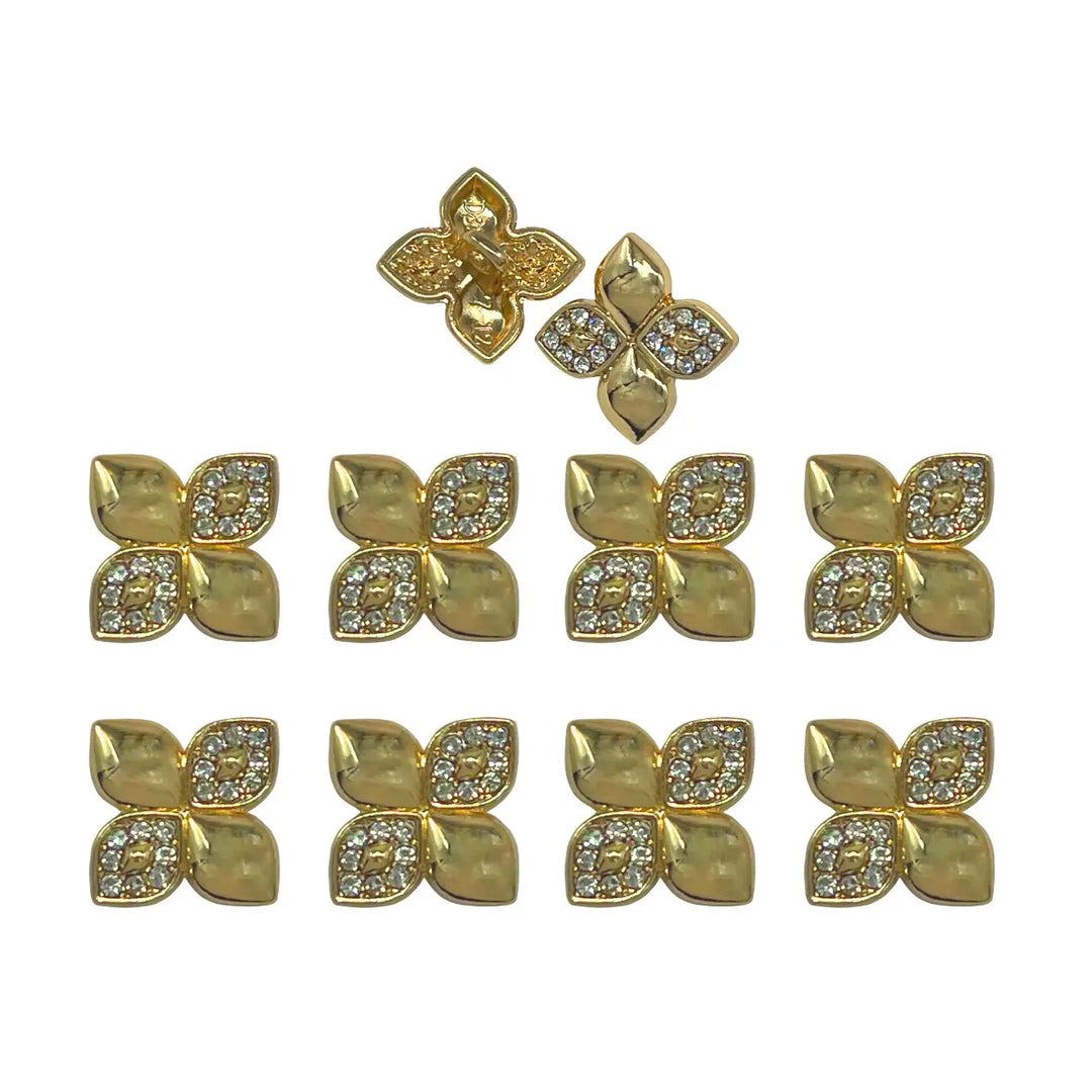 Decorative Flower Buttons for Crafts | 12mm(20L)