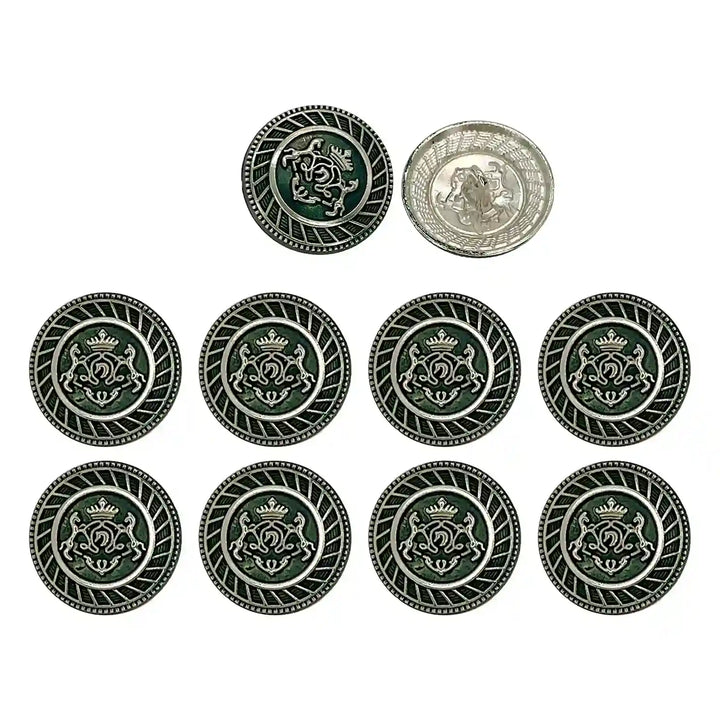Royal Insignia Metal Buttons | 18mm & 21mm
