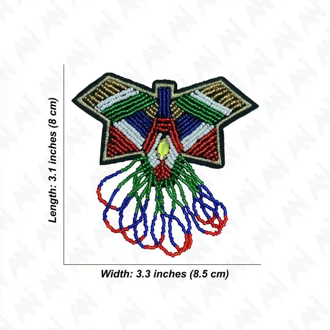 Beaded Butterfly Patch
