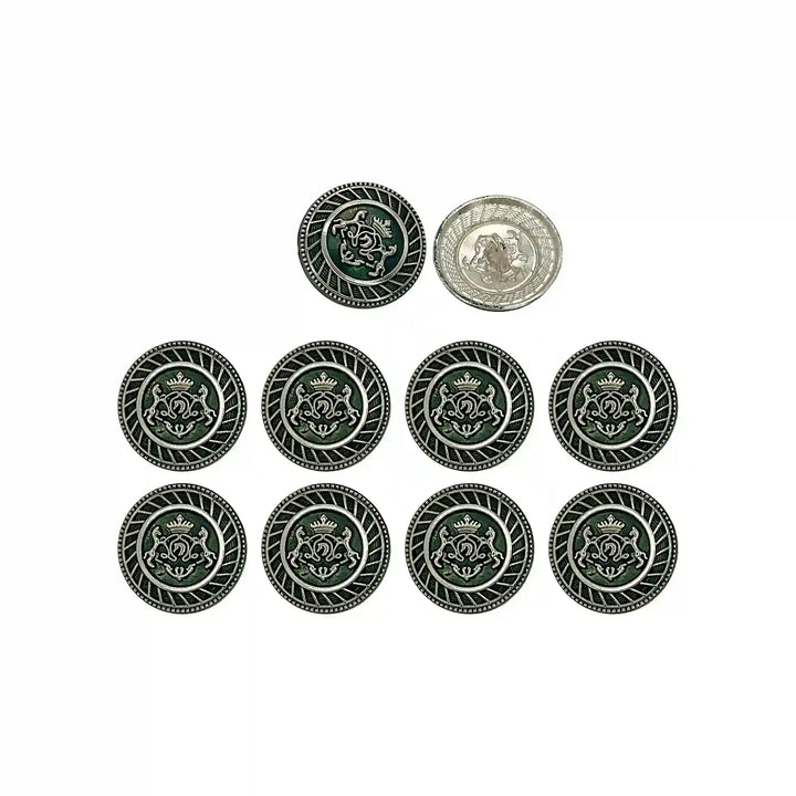 Royal Insignia Metal Buttons | 18mm & 21mm