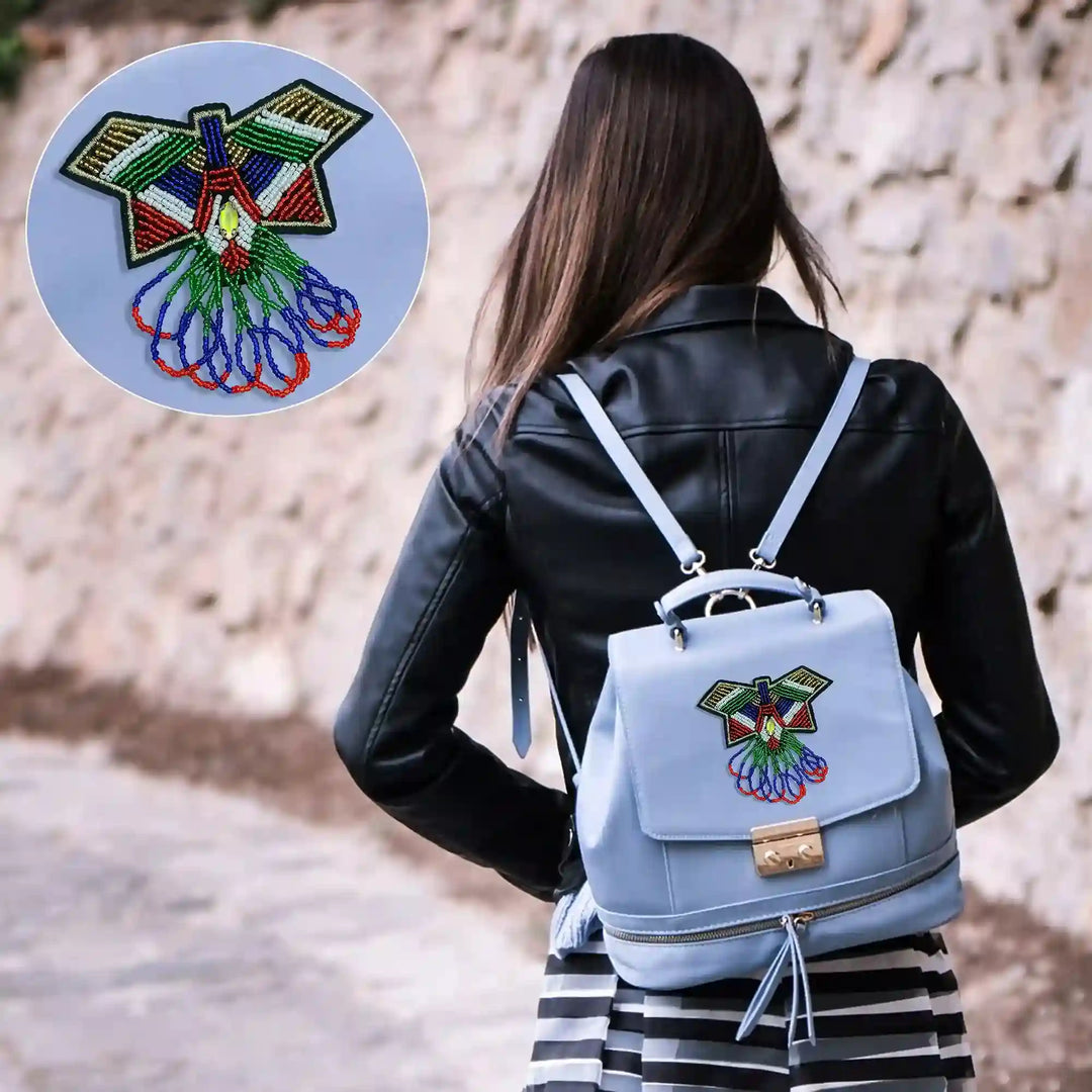 Beaded Butterfly Patch