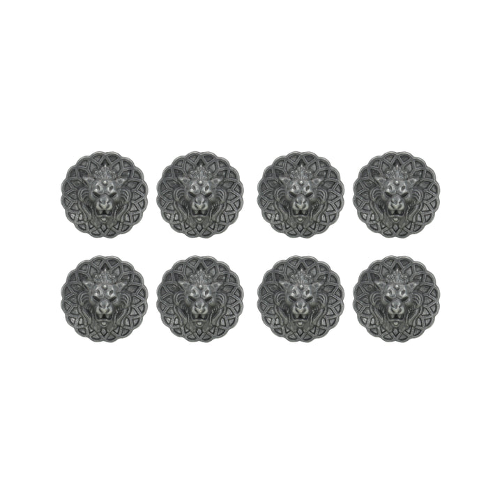 Lion Head Buttons for Clothing and Accessories