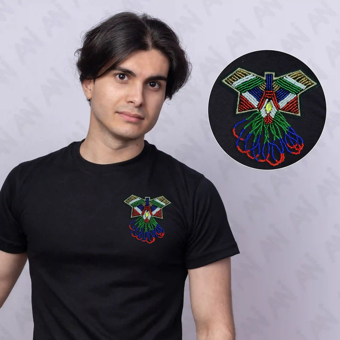 Beaded Butterfly Patch