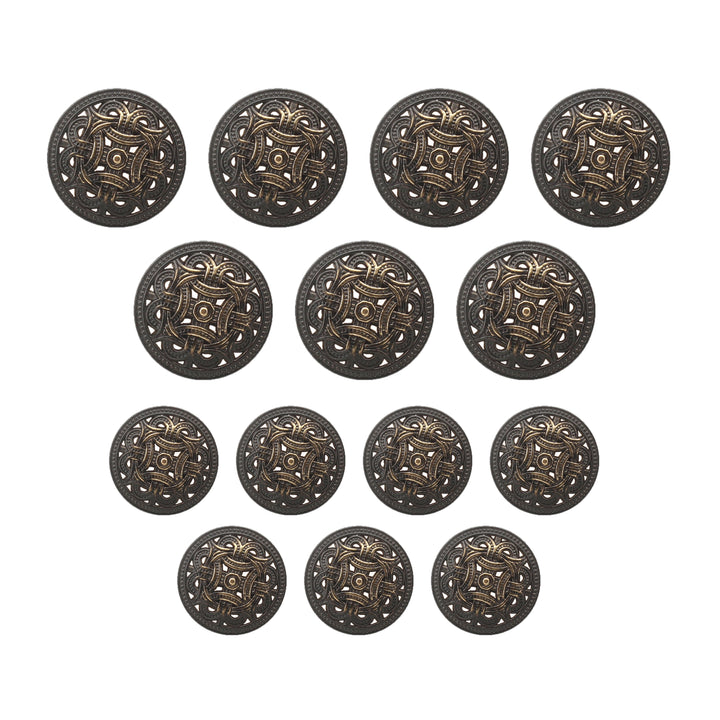 Baroque Design Metal Buttons