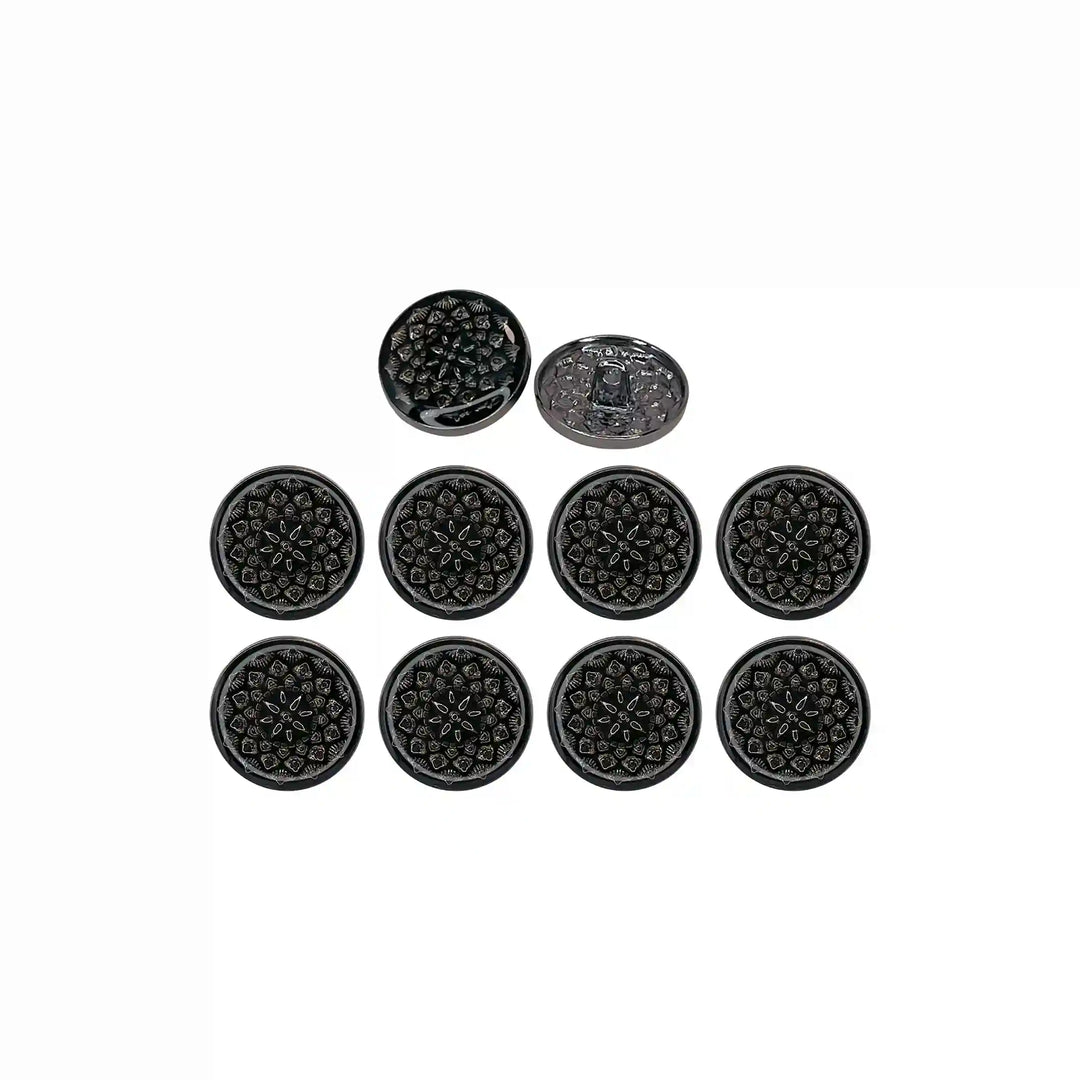 Embossed Inspire Metal Button