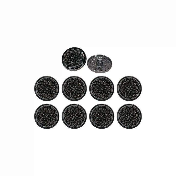 Embossed Inspire Metal Button