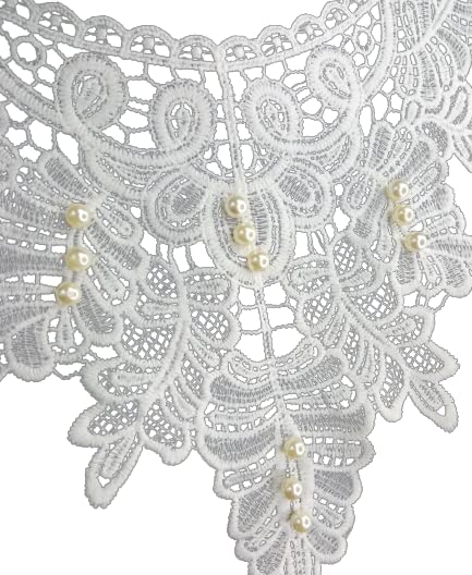 Ani Accessories Beaded Beauty Lurex neckline with intricate bead detailing and lurex shine for designer ethnic dresses