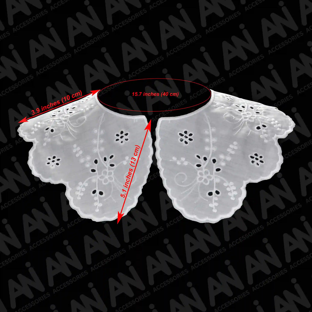 Ani Accessories Floral Style Leafy Design Neck Collar adding graceful charm to women dresses and festive outfits