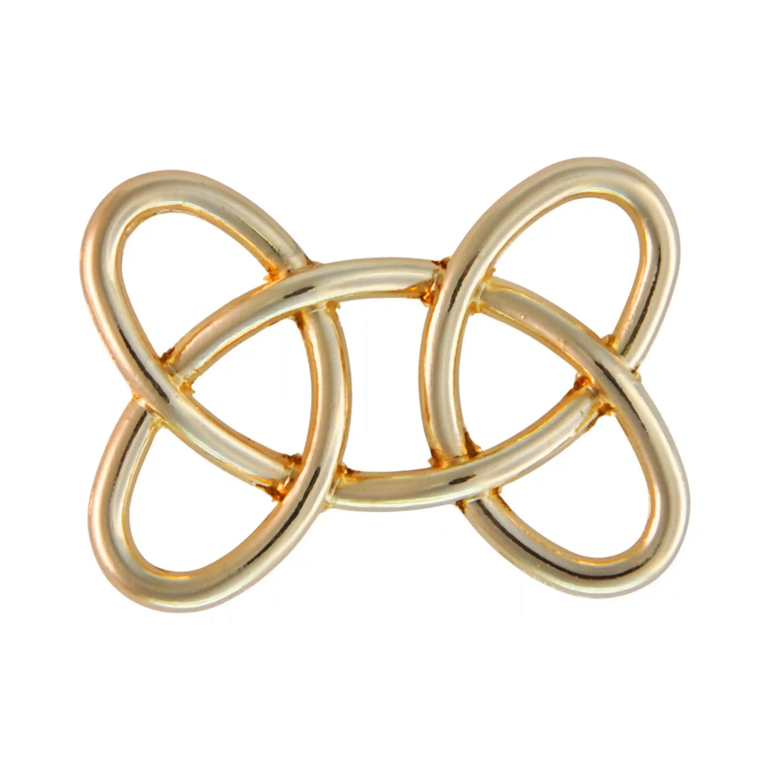 Buy Now Ani Accessories Infinity Knot Beach & Party Wear Buckle reflection show in the white background.