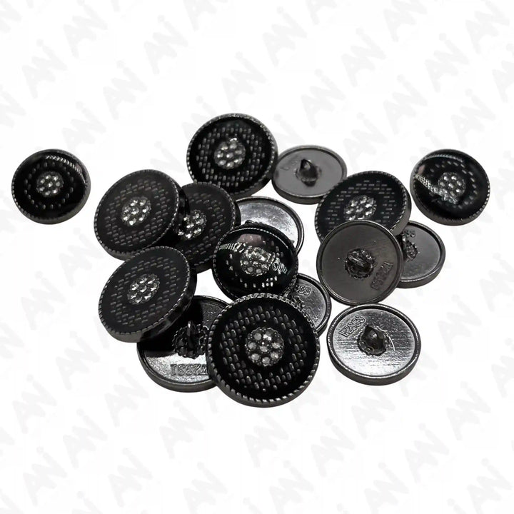 Ani Accessories Midnight Sparkle Crystal Buttons Perfect for Coats, Blazers, Sherwani and Customized Fashion Design.