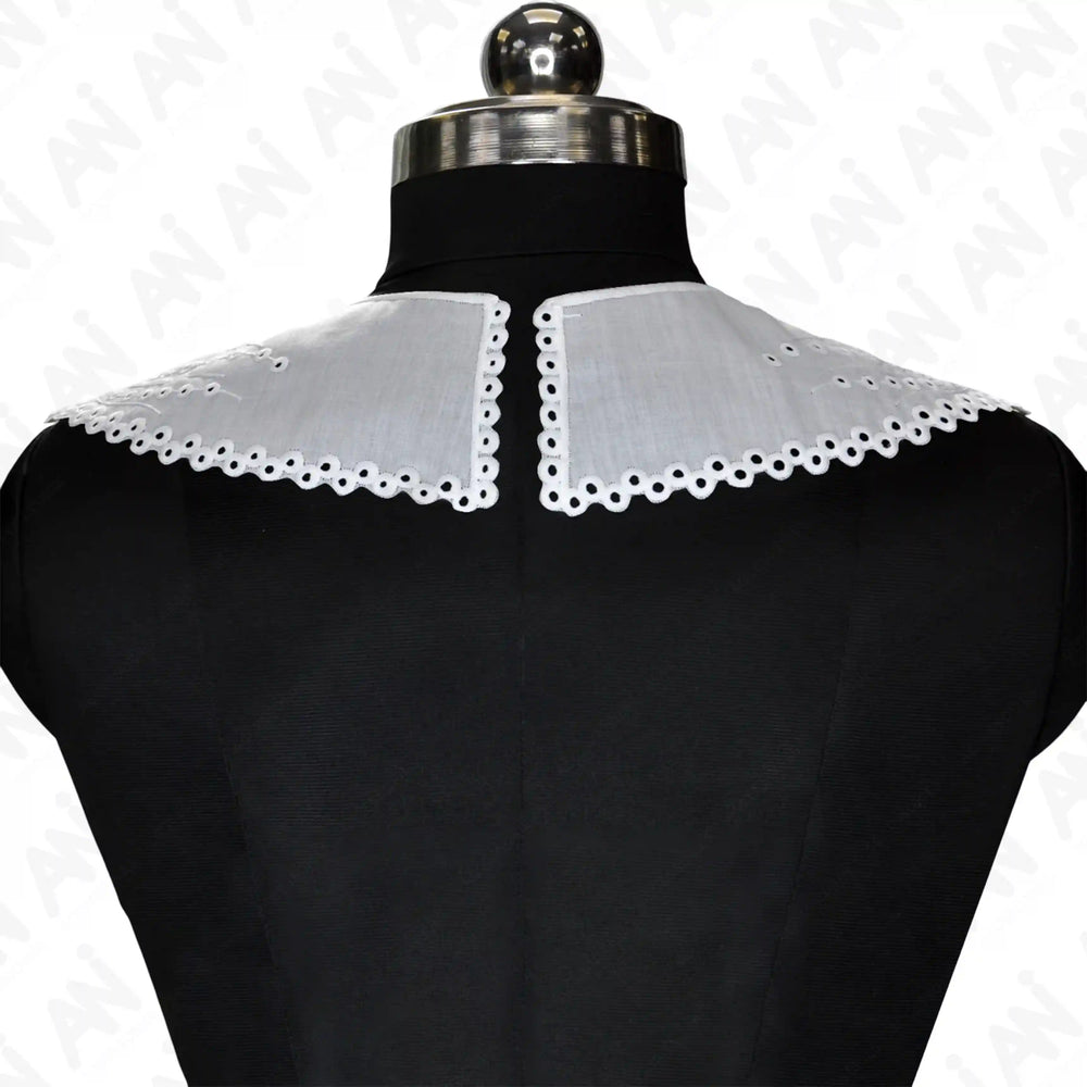 Ani Accessories floral cutwork neckline collar patch with intricate embroidery for gowns, blouses and ethnic outfits