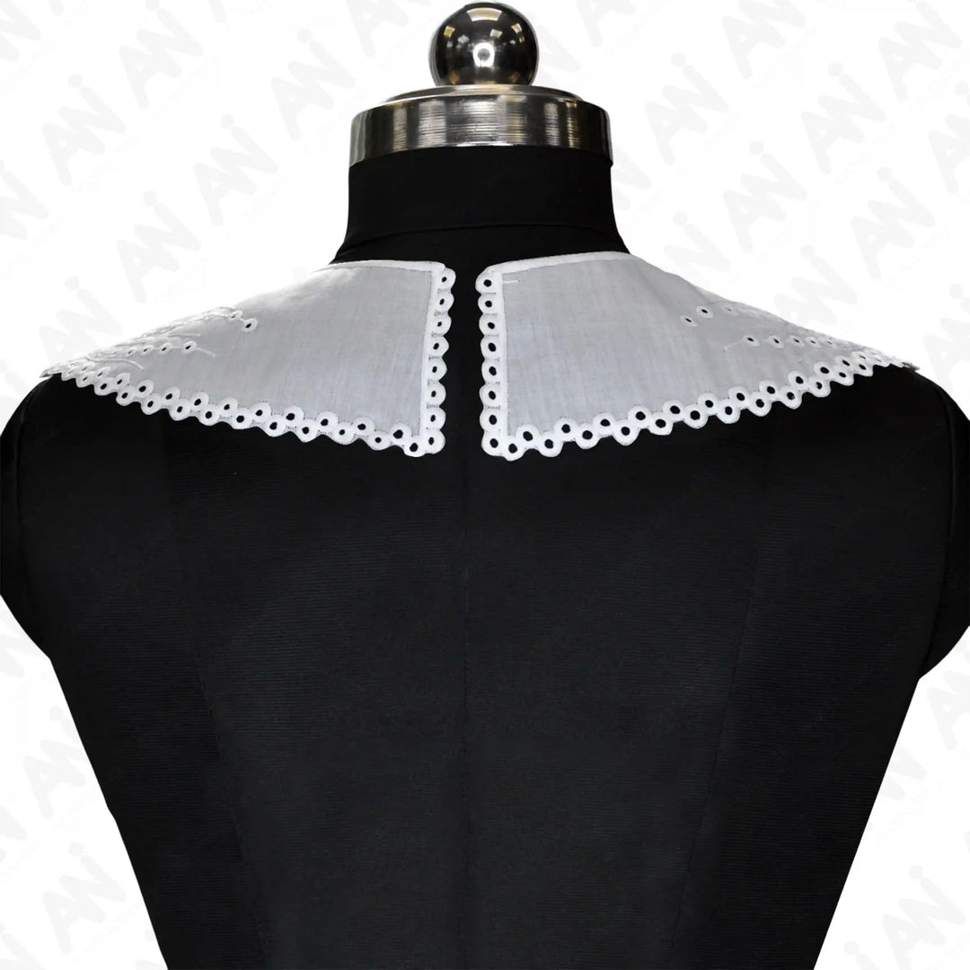 Ani Accessories floral cutwork neckline collar patch with intricate embroidery for gowns, blouses and ethnic outfits