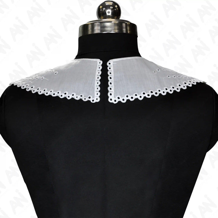 Ani Accessories floral cutwork neckline collar patch with intricate embroidery for gowns, blouses and ethnic outfits