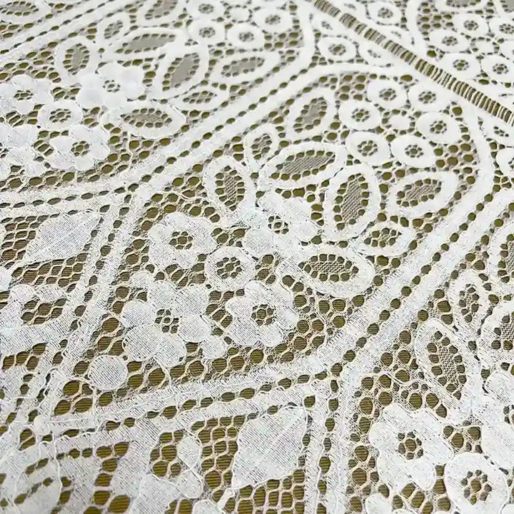 Ani Accessories scalloped edge floral Chantilly lace fabric 22 inch for dresses and luxury styling