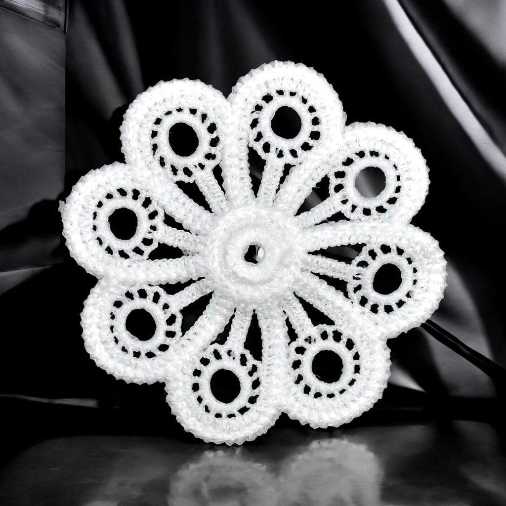 Ani Accessories spun poly floral appliqué patch for kurti saree blouse dress sewing DIY embellishment