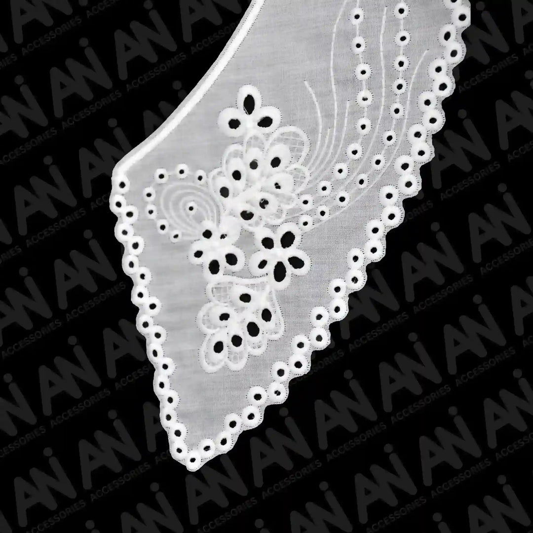 Ani Accessories stylish floral cutwork neck collar applique for dresses, tops and festive occasion wear