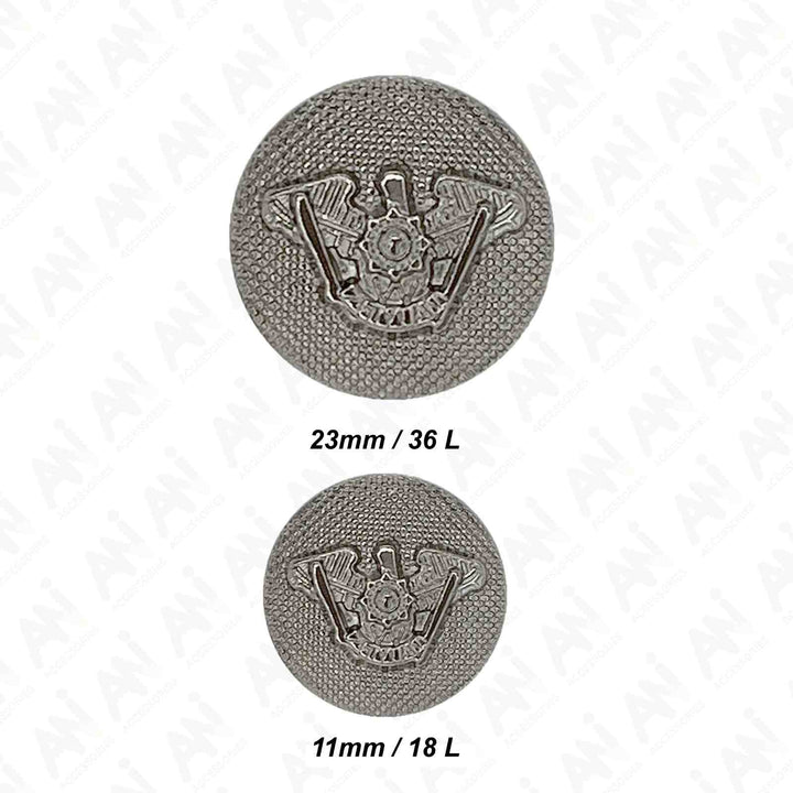 Ani accessories button sizes 