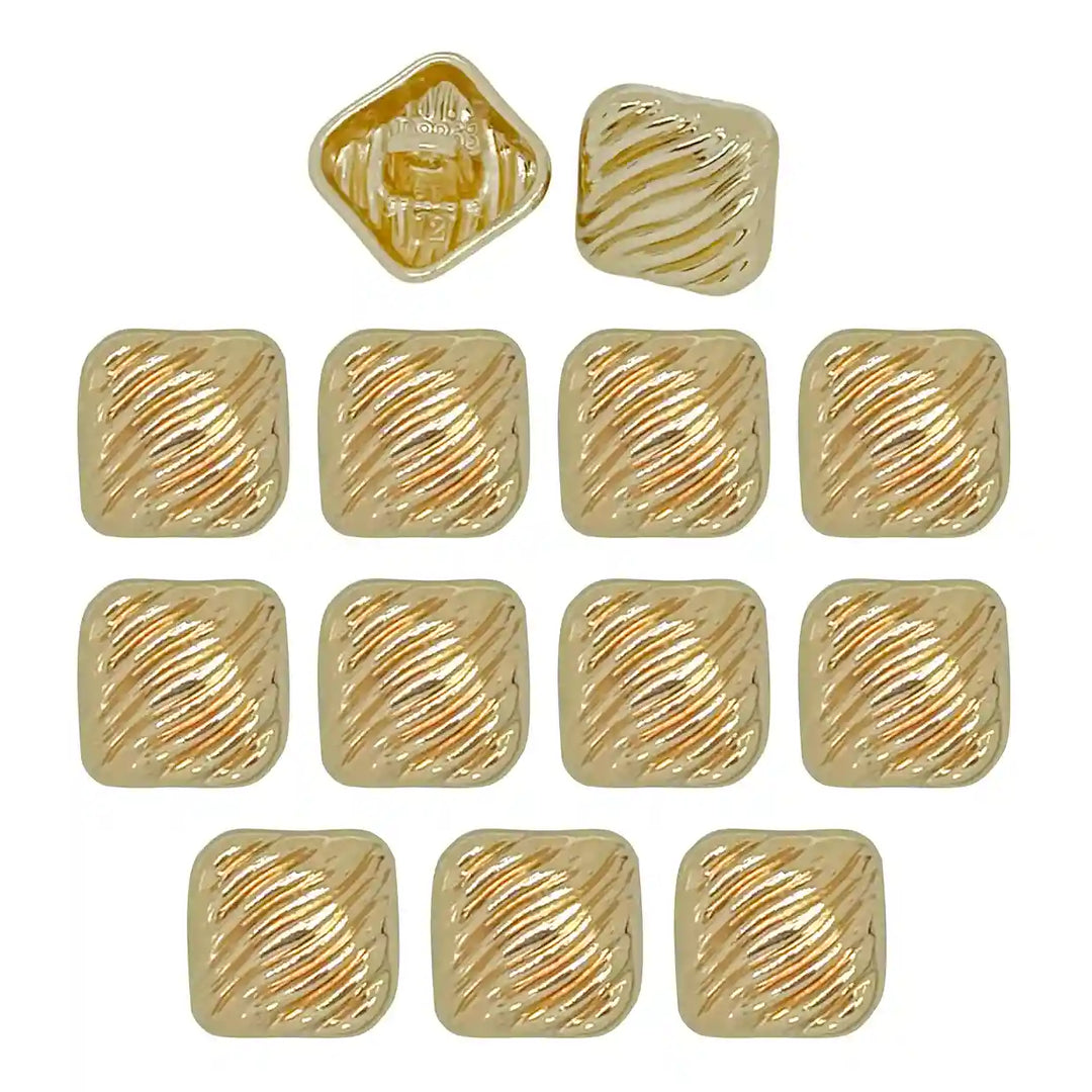 Grooved Style 12mm Shirt Button