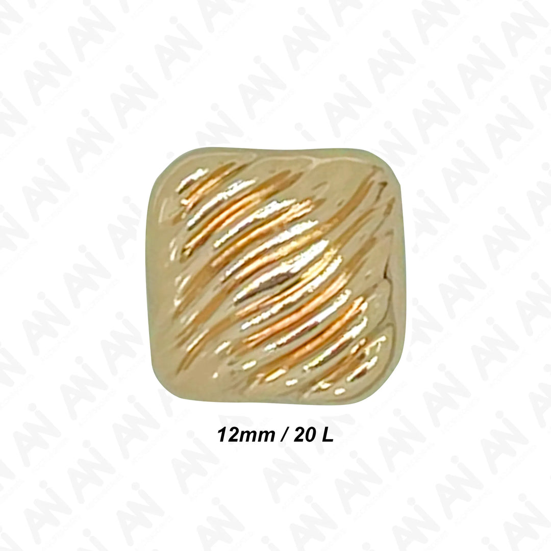 Grooved Style 12mm Shirt Button