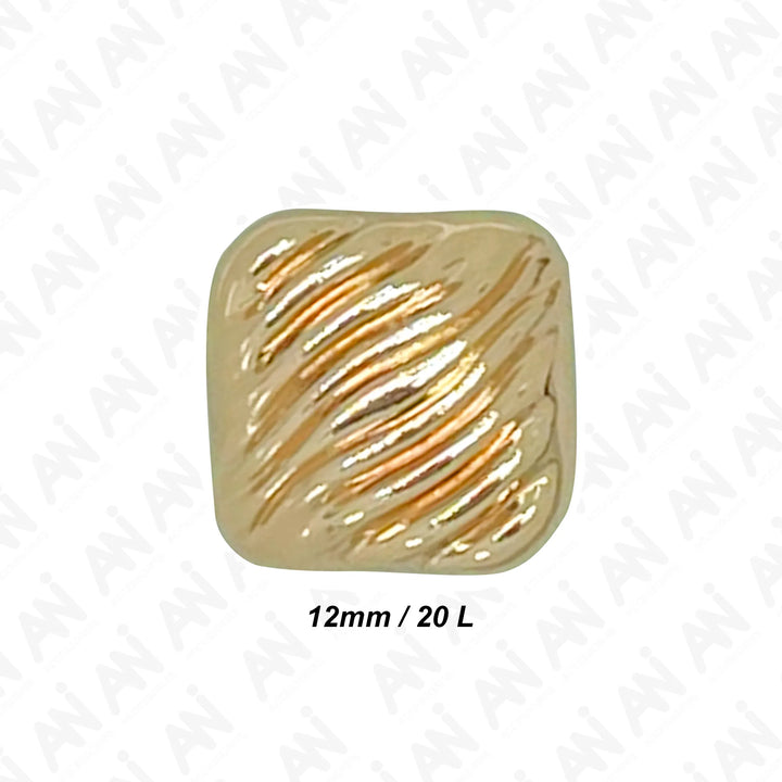 Grooved Style 12mm Shirt Button