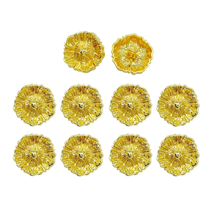 Blooming Beauty Metal Buttons | 18m, 20mm, 23mm