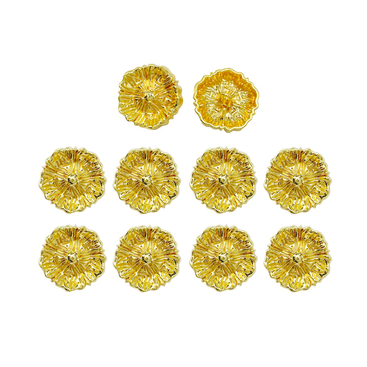 Blooming Beauty Metal Buttons