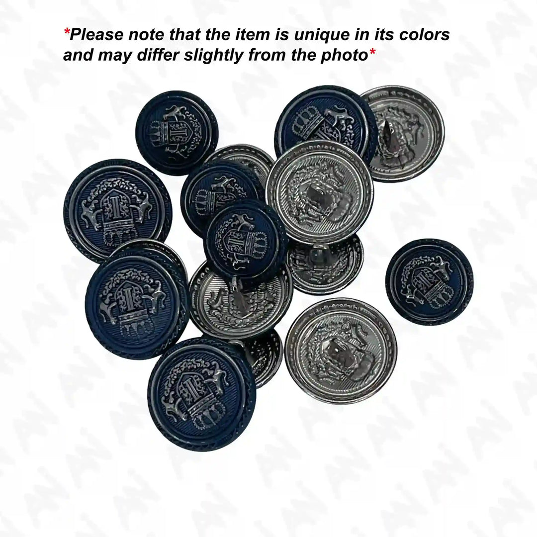 Elegant Anchor Style Metal Buttons