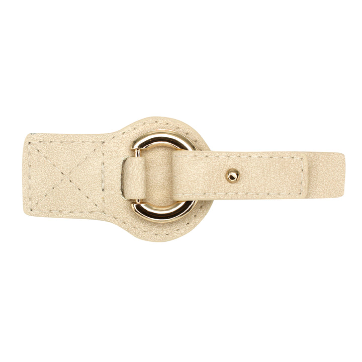 Leatherette Buckle with Ring