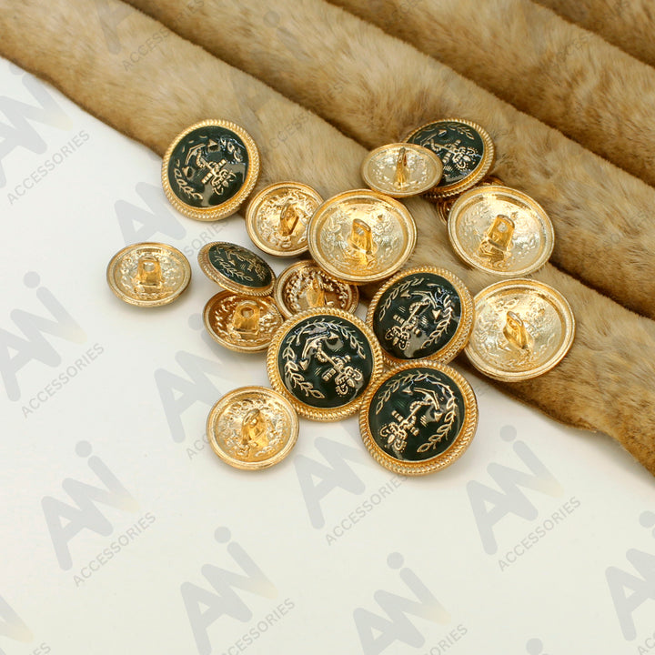 Anchor Style Metal Buttons