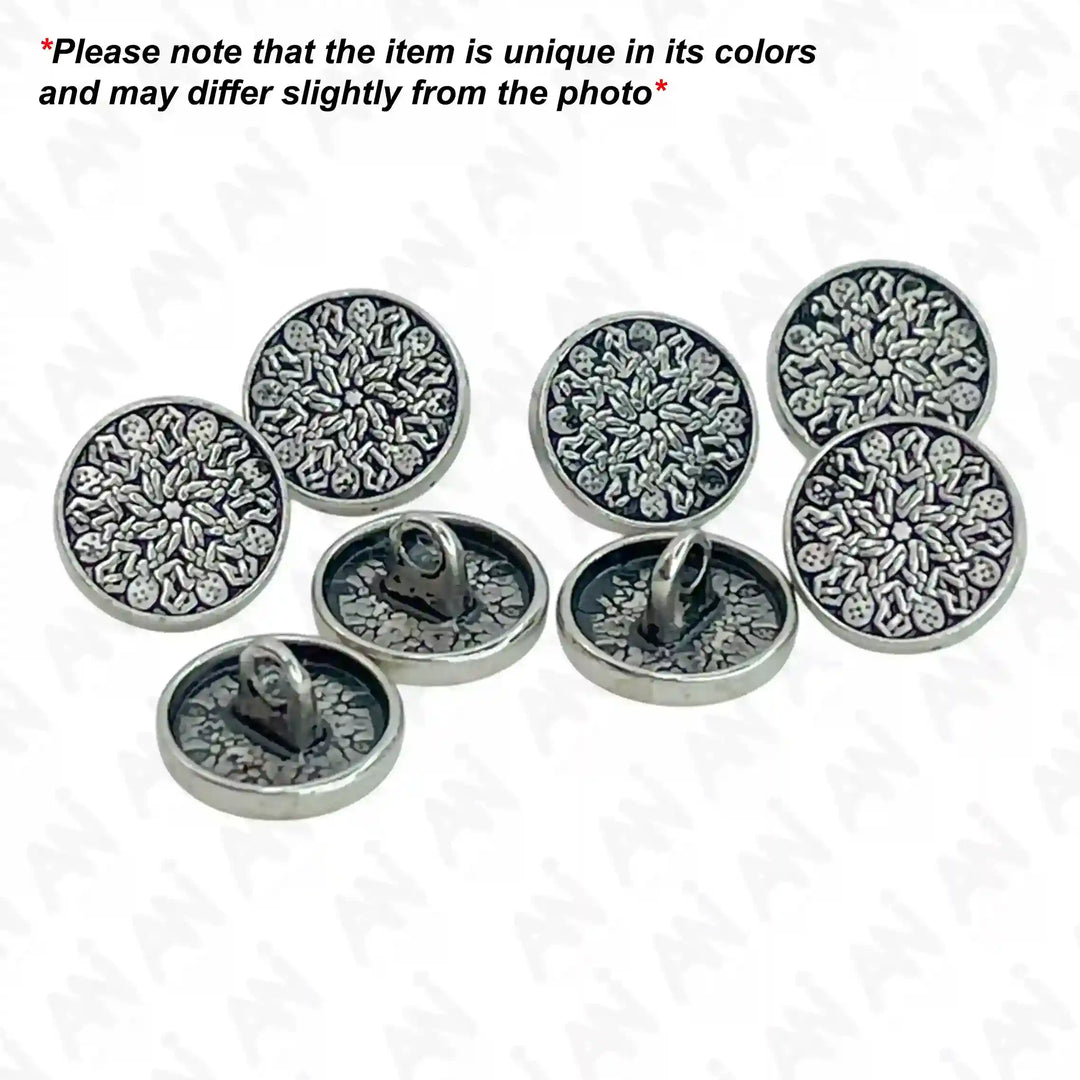 Mandala Pattern Design Buttons
