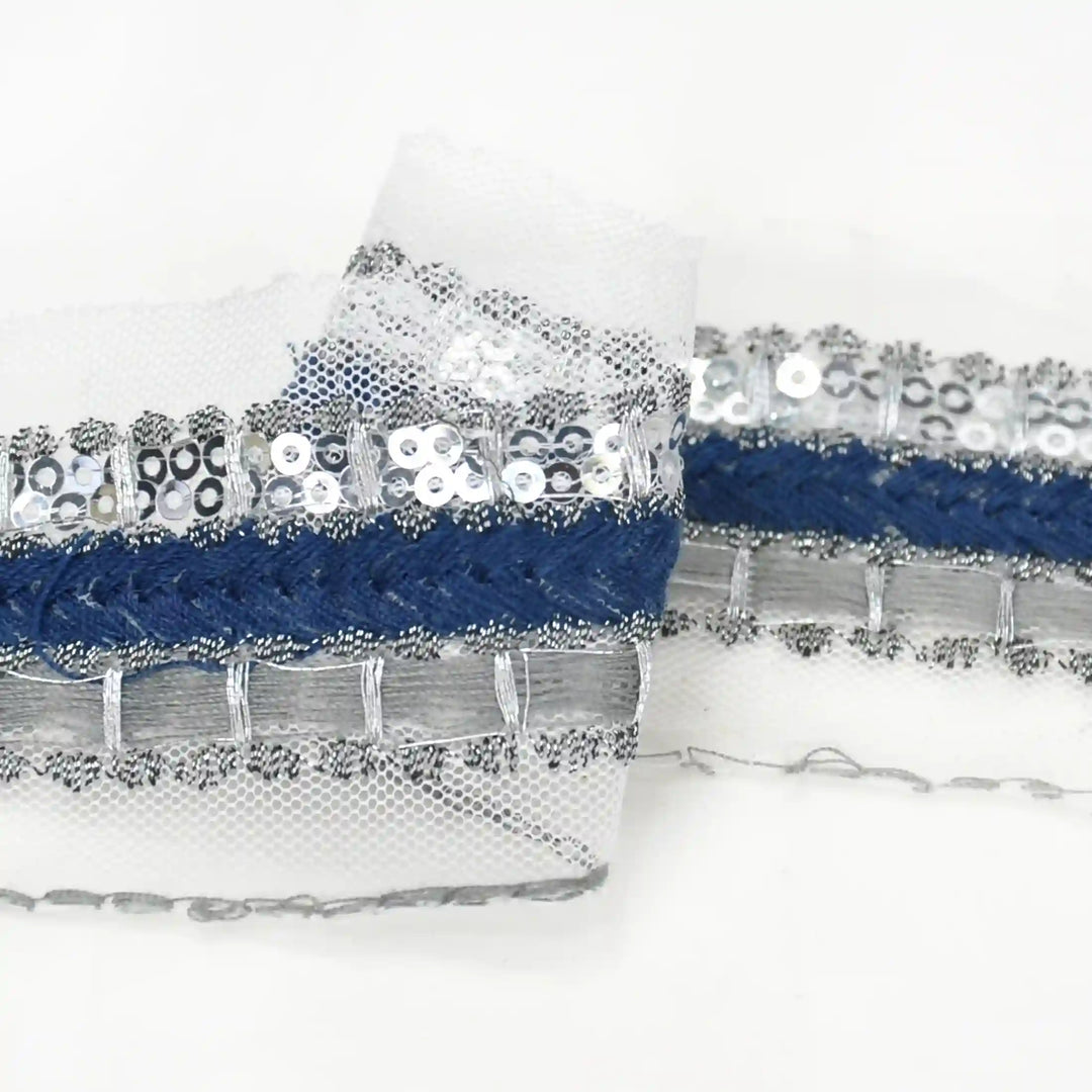 Multi-Textured Sequins Lace | 2 Meters