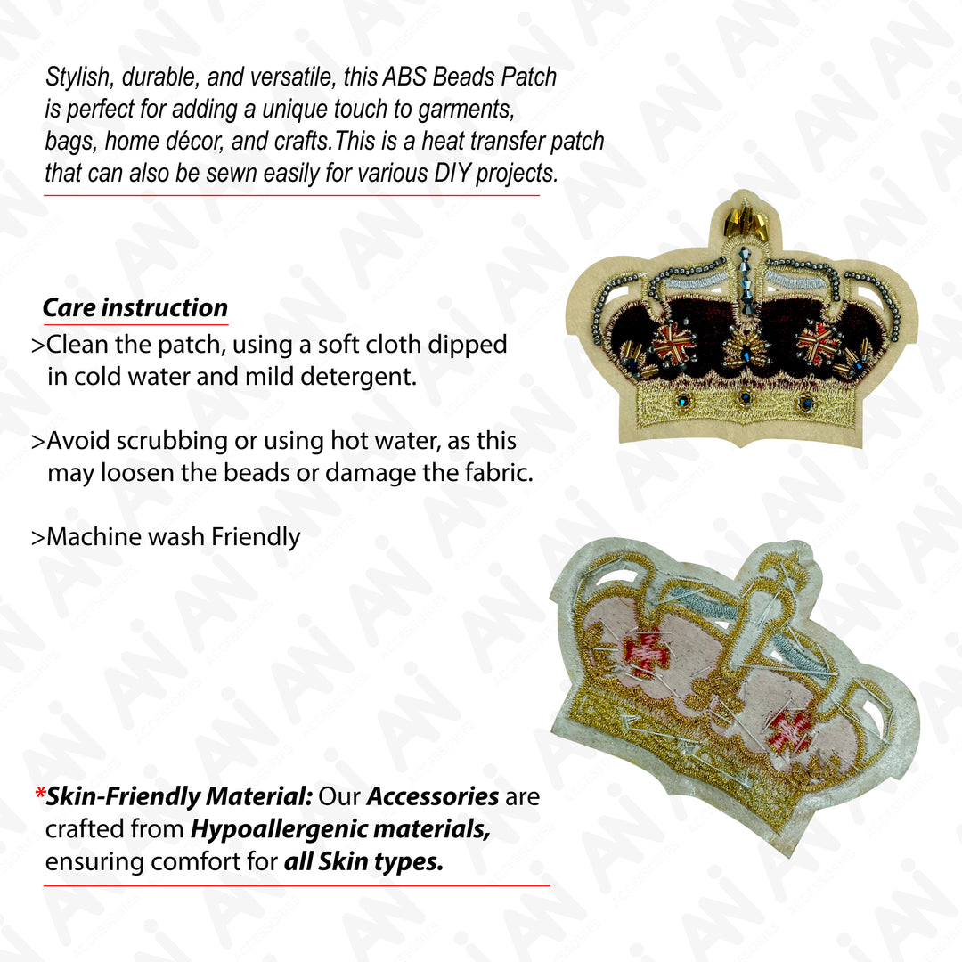 Crown Style Bead Patch