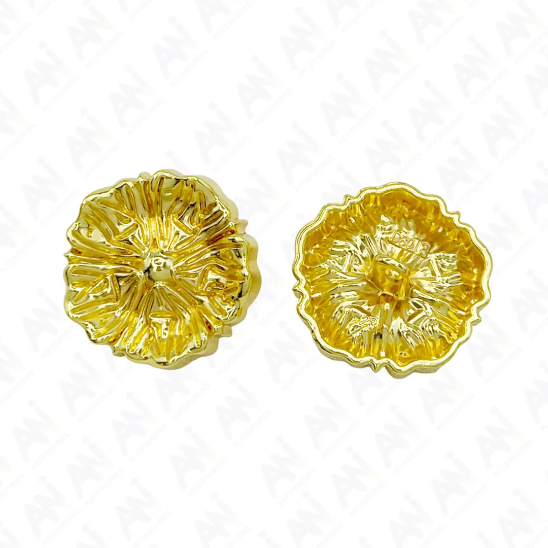 Blooming Beauty Metal Buttons | 18m, 20mm, 23mm