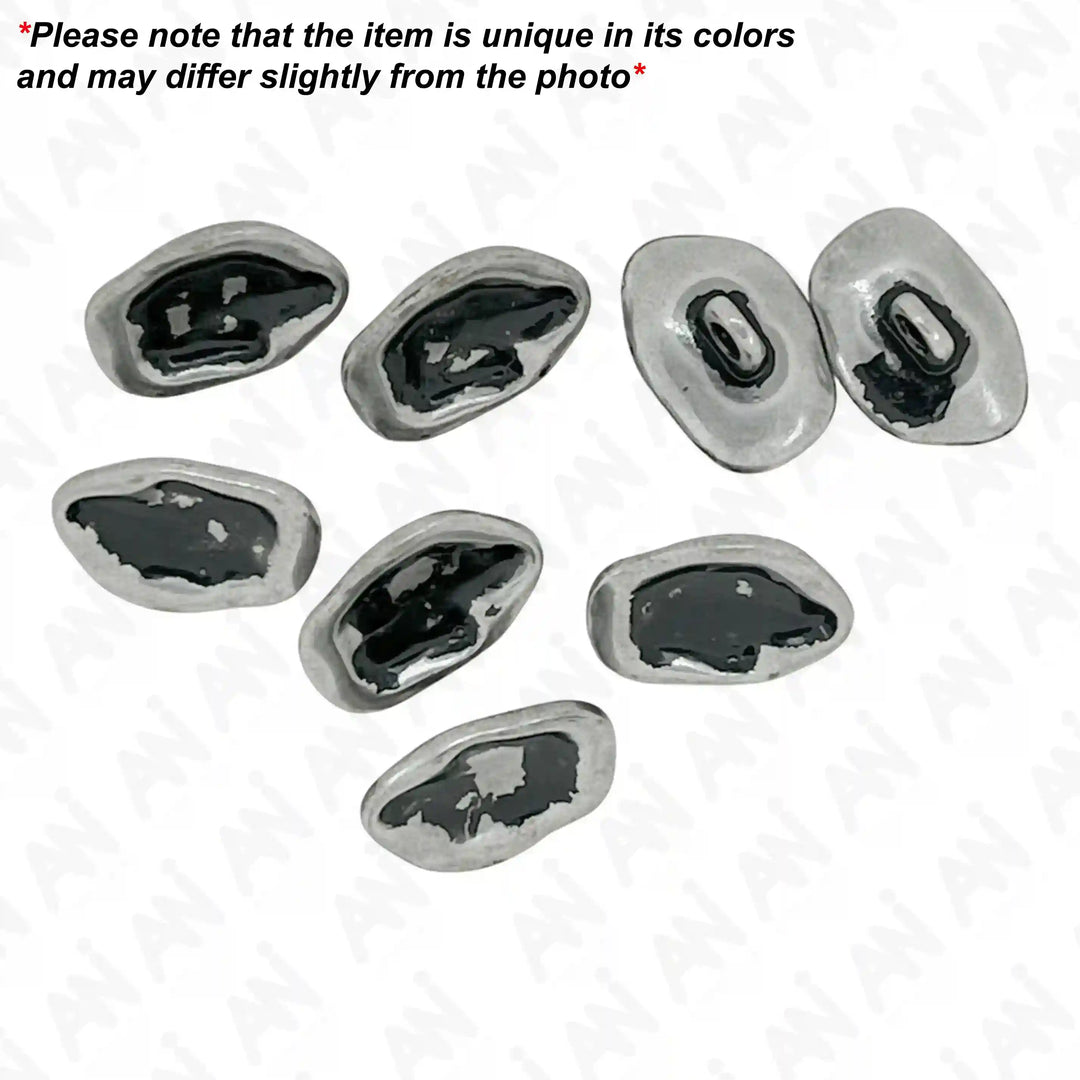 Irregular Shape Shirt Metal Buttons | 10mm(22L)